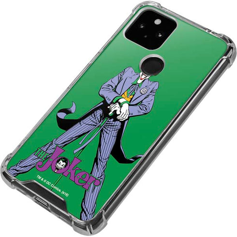 DC Comics The Joker Classic Art Pose Google Pixel 5 Clear Case